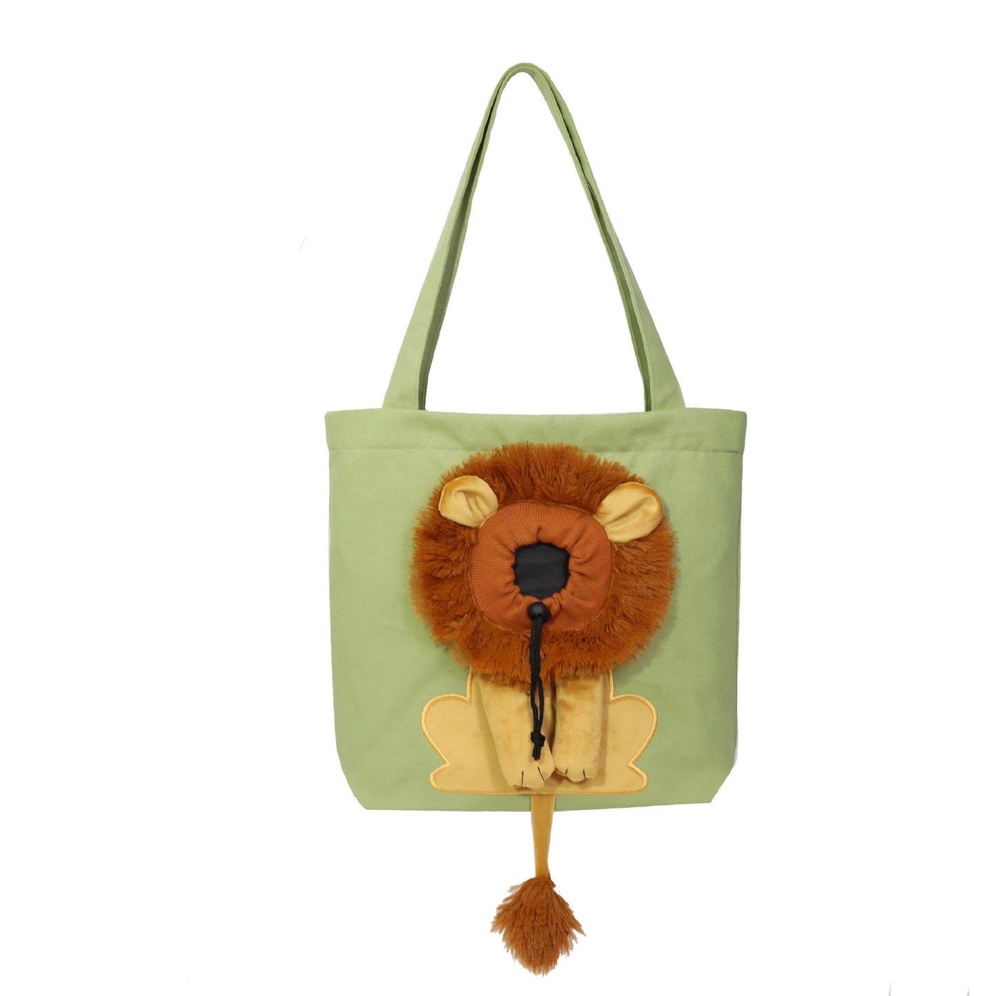 Lion Design Pet Carrier: Breathable, Adjustable, Hands-Free Sling Bag for Small Pets. Various Colors/Sizes. Shop Now!