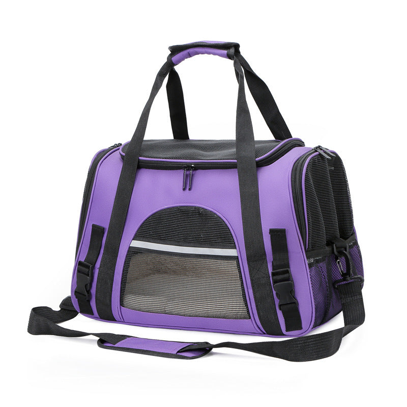Multifunctional Pet Shoulder Bag: Comfortable, durable, spacious, secure, lightweight, convenient travel.Shop Now!