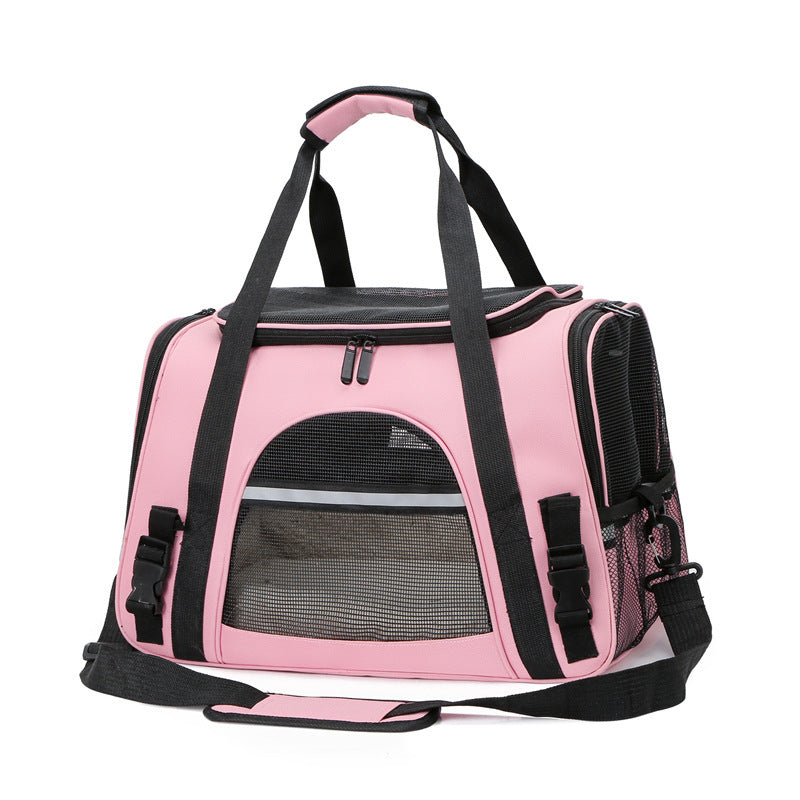 Multifunctional Pet Shoulder Bag: Comfortable, durable, spacious, secure, lightweight, convenient travel.Shop Now!