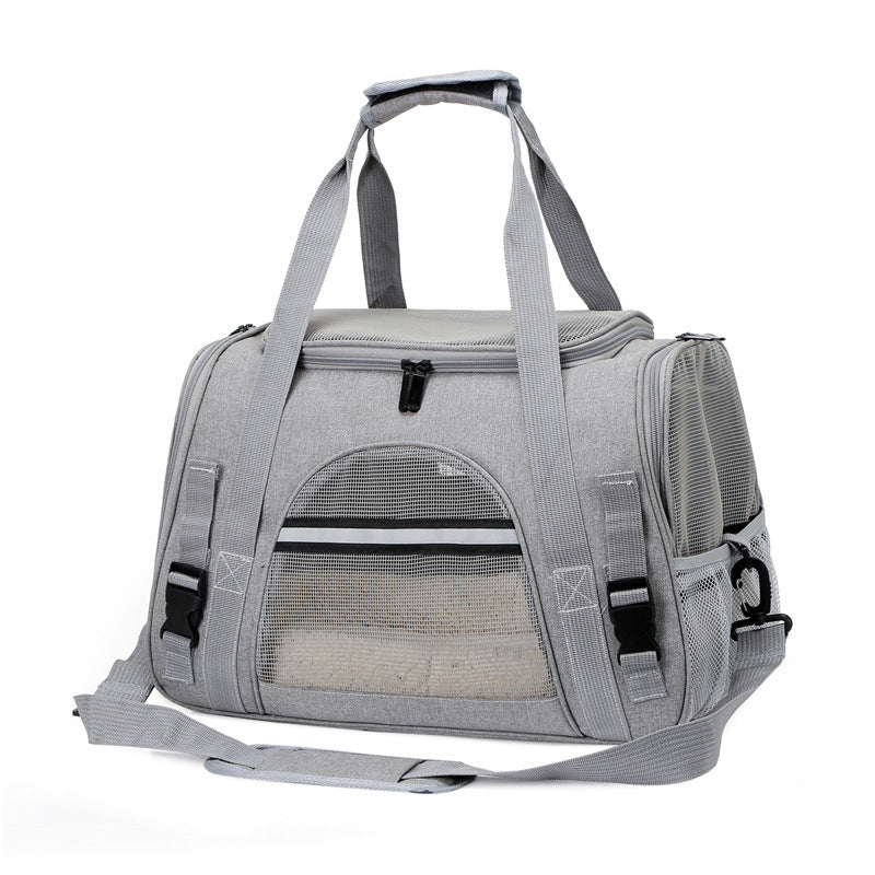 Multifunctional Pet Shoulder Bag: Comfortable, durable, spacious, secure, lightweight, convenient travel. Shop Now!