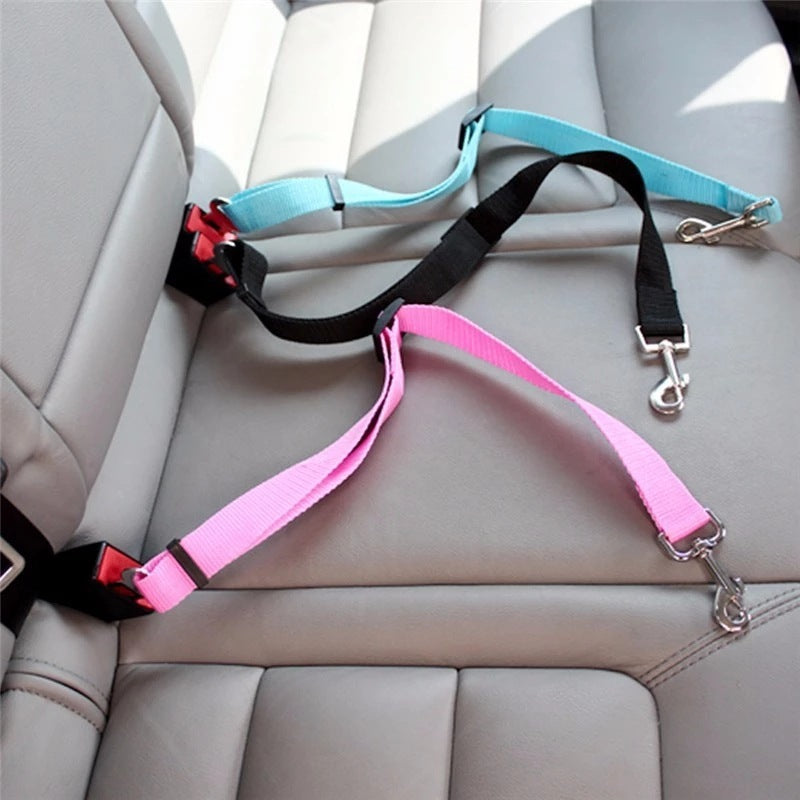 Car Seat Belt and Harness Safety Clip for Dogs. Shop Now!