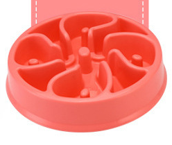 Pet feeding bowls: Prevent choking, promote slow eating. Available in various colors for dogs and cats.Shop Now!