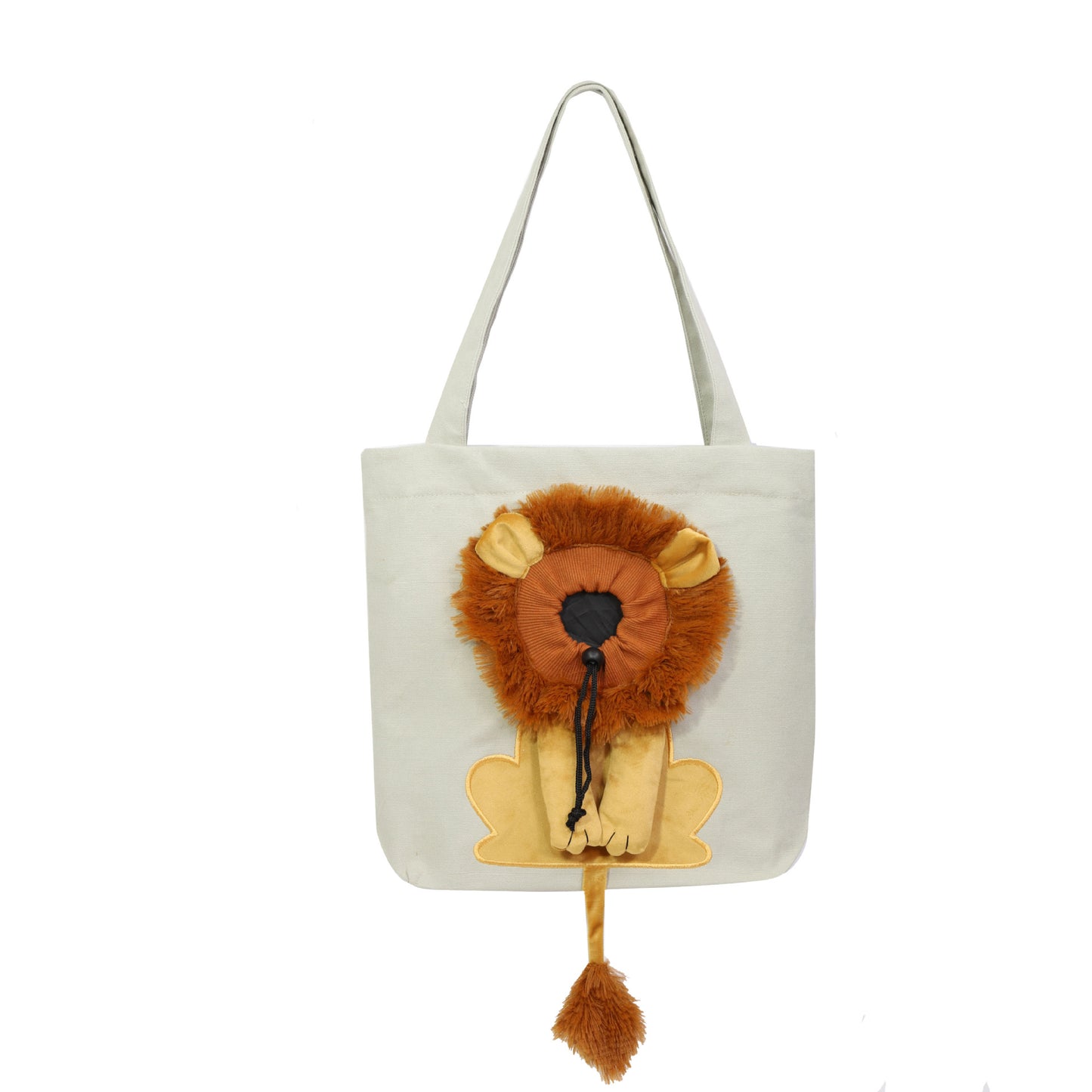 Lion Design Pet Carrier: Breathable, Adjustable, Hands-Free Sling Bag for Small Pets. Various Colors/Sizes.Shop Now!