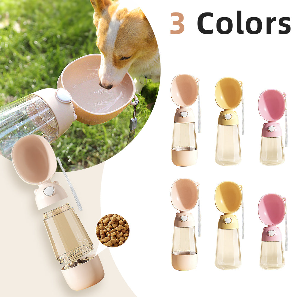 Portable pet water dispenser for hydration on-the-go. Crafted from safe materials. Ideal for outdoor use.