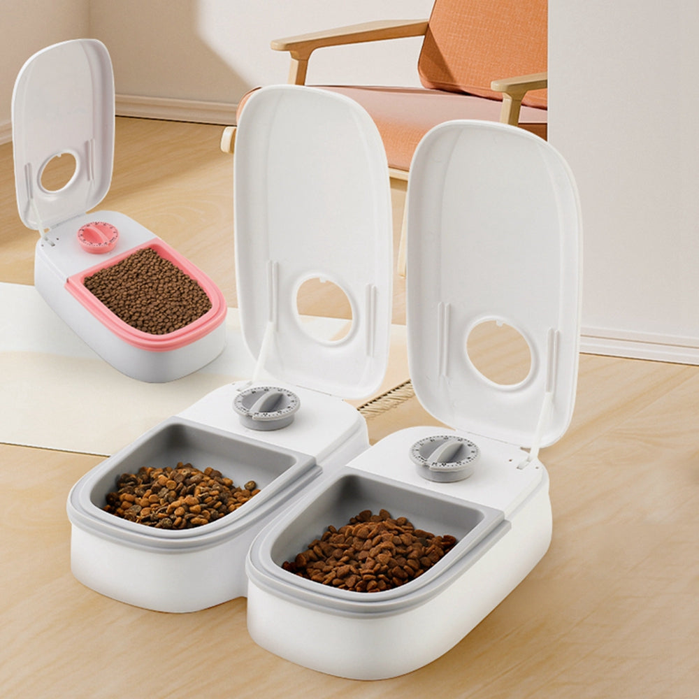 Convenient Automatic Pet Food & Water Dispenser Timer.