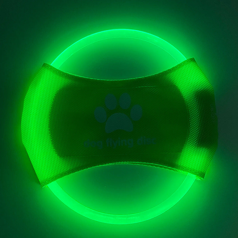 Illuminated Flying Disc.