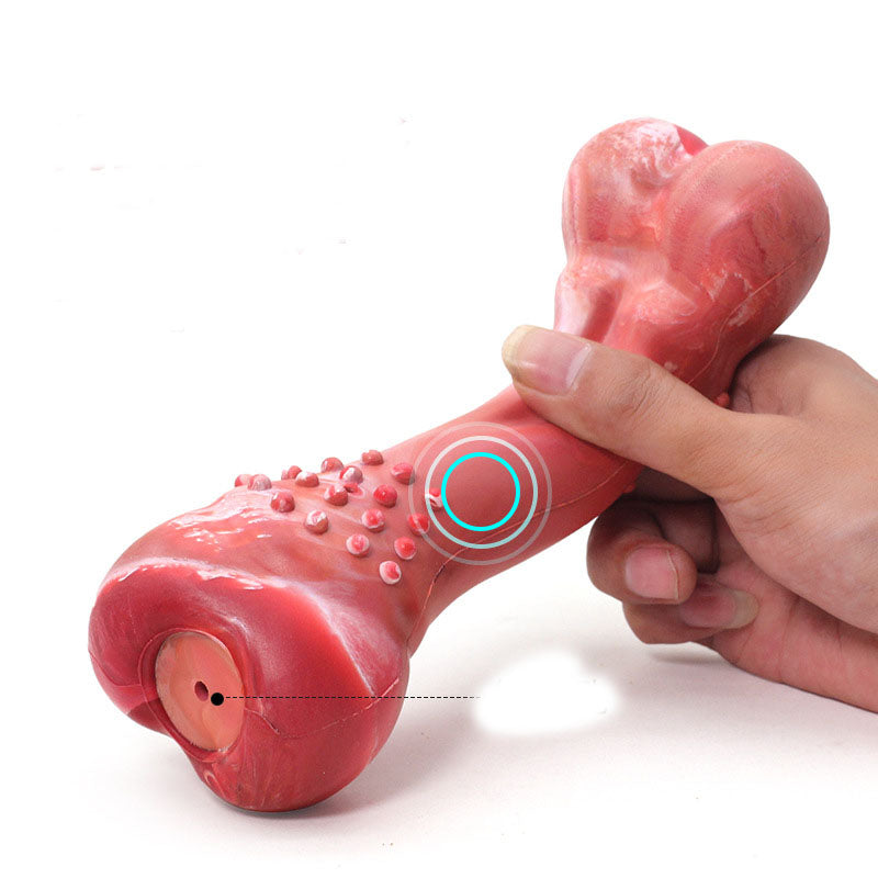 Dog Chewing Stimulation Dog Bone Toy with Sound