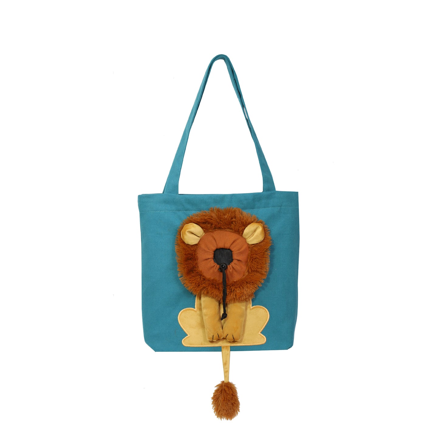 Lion Design Pet Carrier: Breathable, Adjustable, Hands-Free Sling Bag for Small Pets. Various Colors/Sizes.Shop Now!