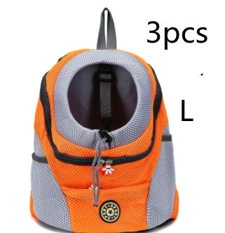 Convenient Portable Pet Backpack: Ultimate Dog Travel Bag. Safety, Comfort, Ventilation. Spacious, Durable, Stylish Carrier for Small to Medium Dogs.