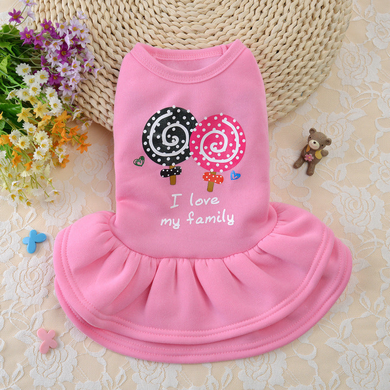 Princess Teddy Dog Dress: Soft Fleece, Regal Charm, Cozy, Special Occasions, Luxury Apparel, Canine Fashion,Shop Now!