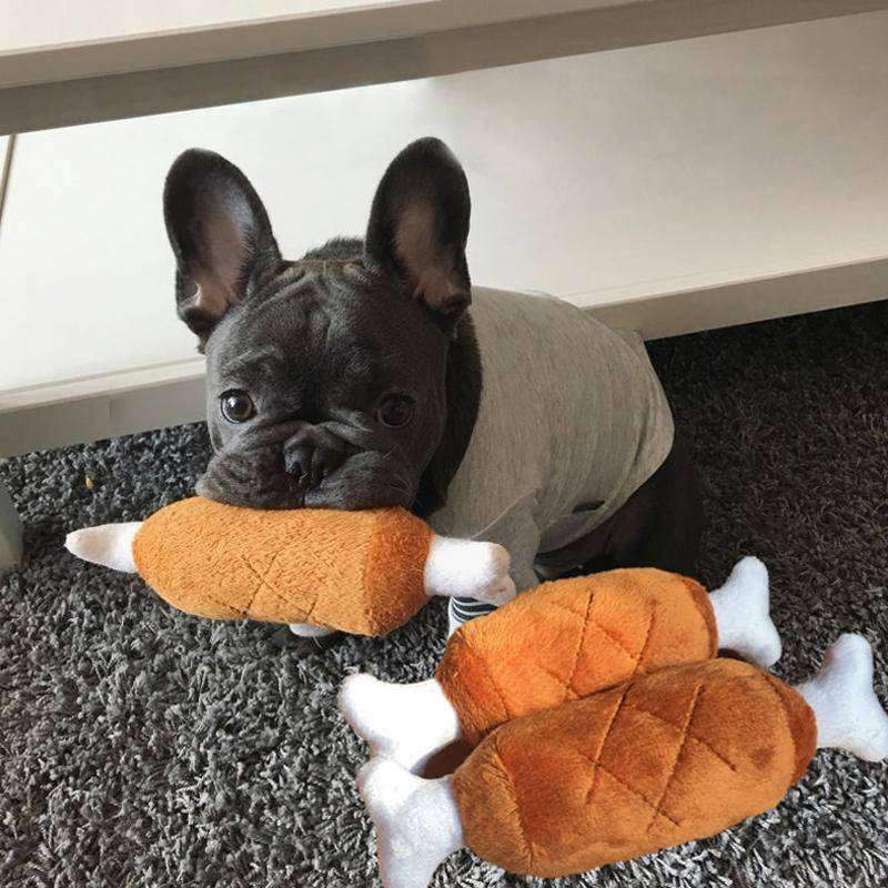 Bite Toy Collection Plush Chicken Leg Toys - 16-18cm