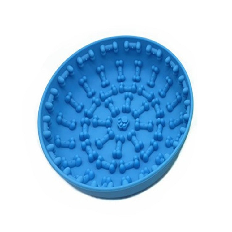 Accessible Silicone Pet Slow Food Bowl for Safer Feeding.