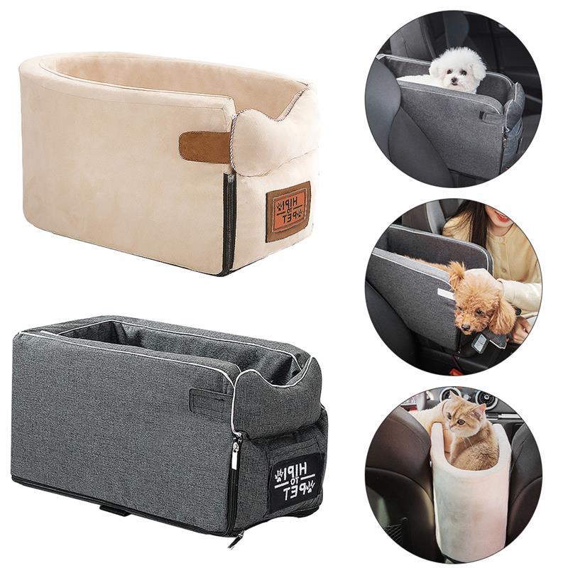 Pet Safety Car Seat: Protects Small Dogs & Cats During Travel. Minimize Collisions, Reduce Anxiety. Easy Access, Secure Buckle. Washable Material. Premium Comfort.Shop Now!