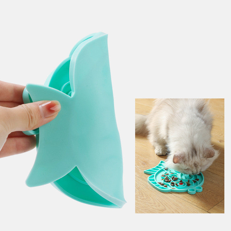 Safe Slow Feeding Pet Bowl - TPR Material, Fashionable Colors, Prevent Choking, Stylish Design
