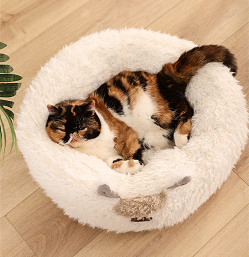 Alpaca Dog and Cat Plush Bed. Shop Now!