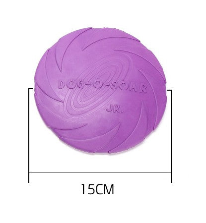 Natural Rubber Dog Training Toys: Safe, Fun, Accurate Flight, Soft Catch