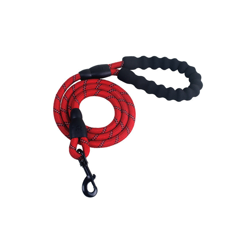 Effortless dog walking with Foam Handled Reflective Nylon Leash. Secure, durable, anti-slip handle. Invest in comfort!Shop Now!