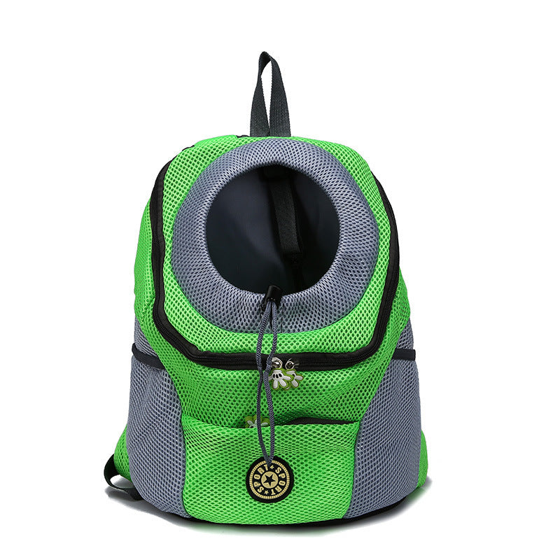 Convenient Portable Pet Backpack: Ultimate Dog Travel Bag. Safety, Comfort, Ventilation. Spacious, Durable, Stylish Carrier for Small to Medium Dogs.