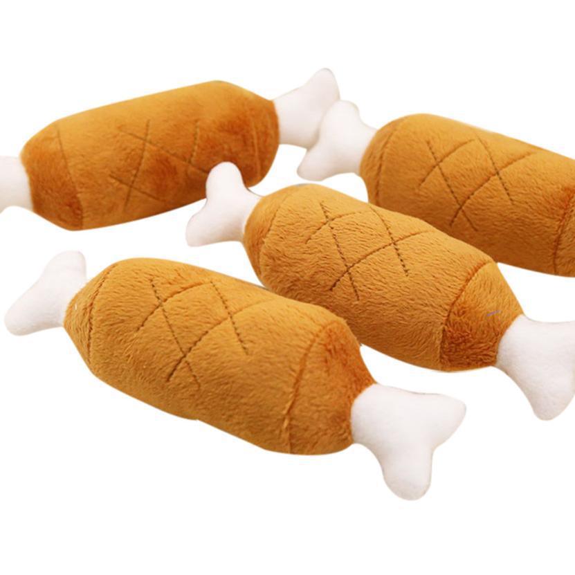 Bite Toy Collection  Plush Chicken Leg Toys - 16-18cm