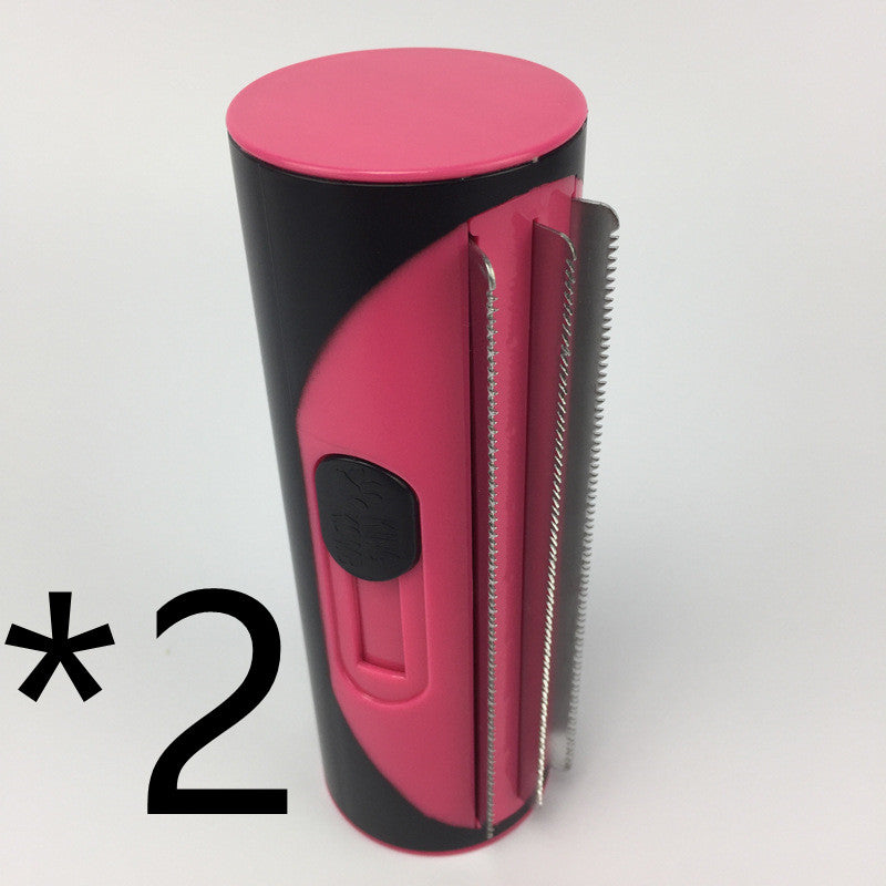 Essential pet grooming tool: Dog and Cat Comb and Lint Roller Brush ensure efficient hair removal and grooming.