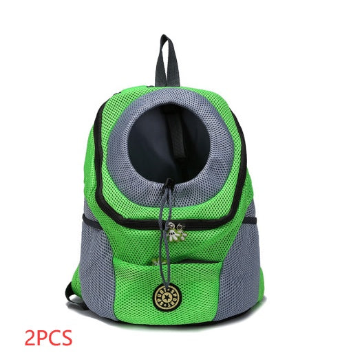 Convenient Portable Pet Backpack: Ultimate Dog Travel Bag. Safety, Comfort, Ventilation. Spacious, Durable, Stylish Carrier for Small to Medium Dogs.