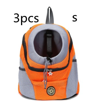Convenient Portable Pet Backpack: Ultimate Dog Travel Bag. Safety, Comfort, Ventilation. Spacious, Durable, Stylish Carrier for Small to Medium Dogs.