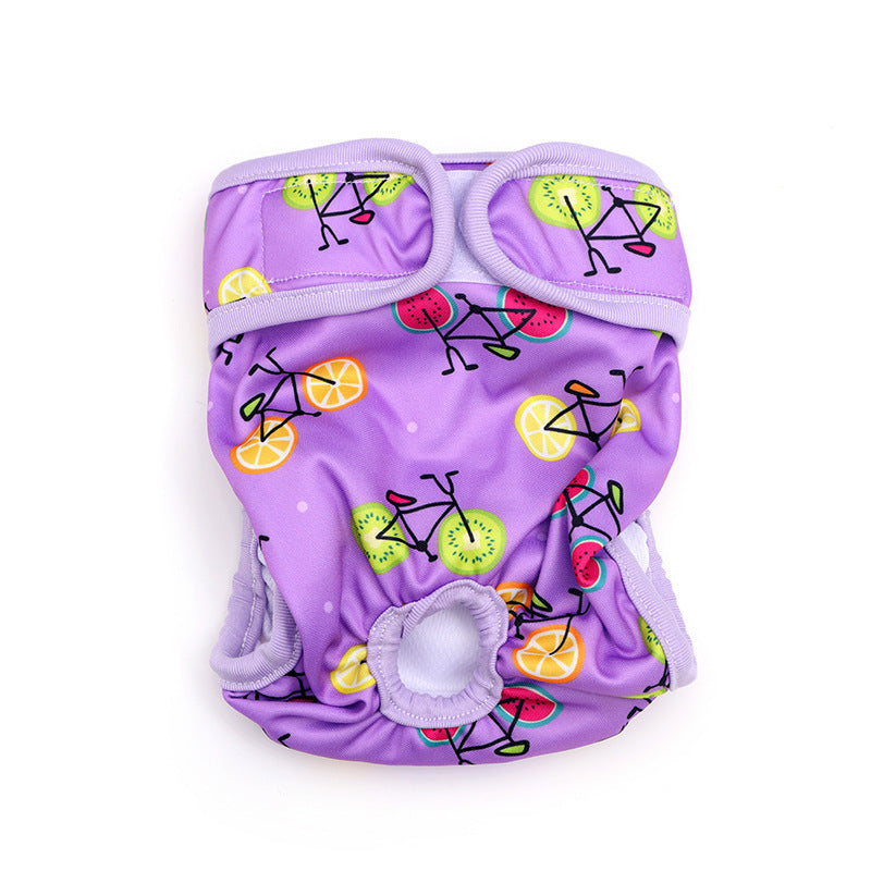 Ultra-Comfort Dog Menstrual Diaper Pants: Premium Polyester for comfort, durability. Superior protection & convenience. Order now!