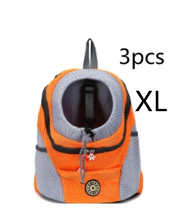 Convenient Portable Pet Backpack: Ultimate Dog Travel Bag. Safety, Comfort, Ventilation. Spacious, Durable, Stylish Carrier for Small to Medium Dogs.