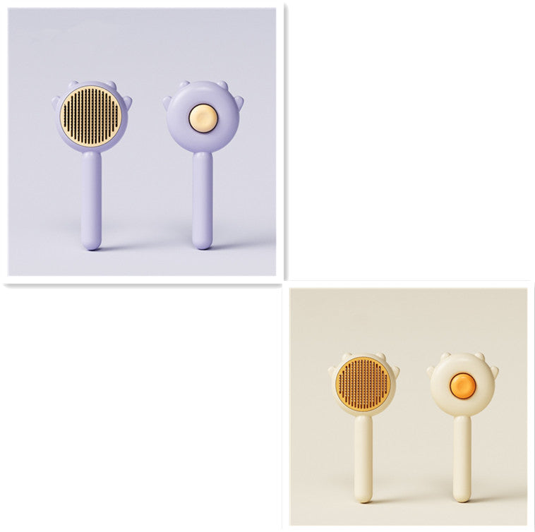 Versatile Pet Grooming Tool: Brush, Comb, Massager for Dogs and Cats. Promotes Health, Prevents Knots.