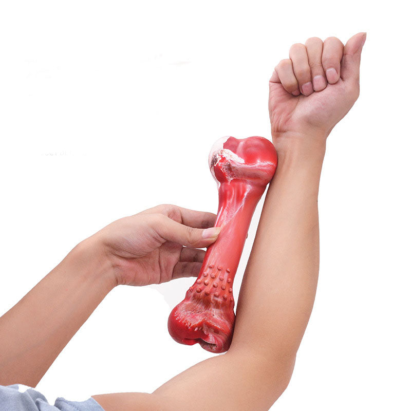 Dog Chewing Stimulation Dog Bone Toy with Sound