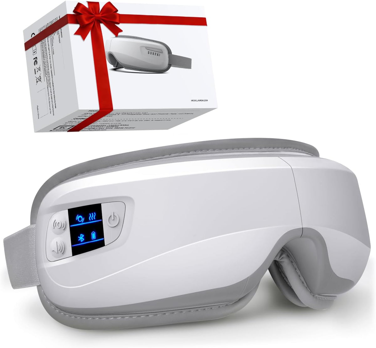Heated Eye Massager with Bluetooth for Relaxation & Eye Care