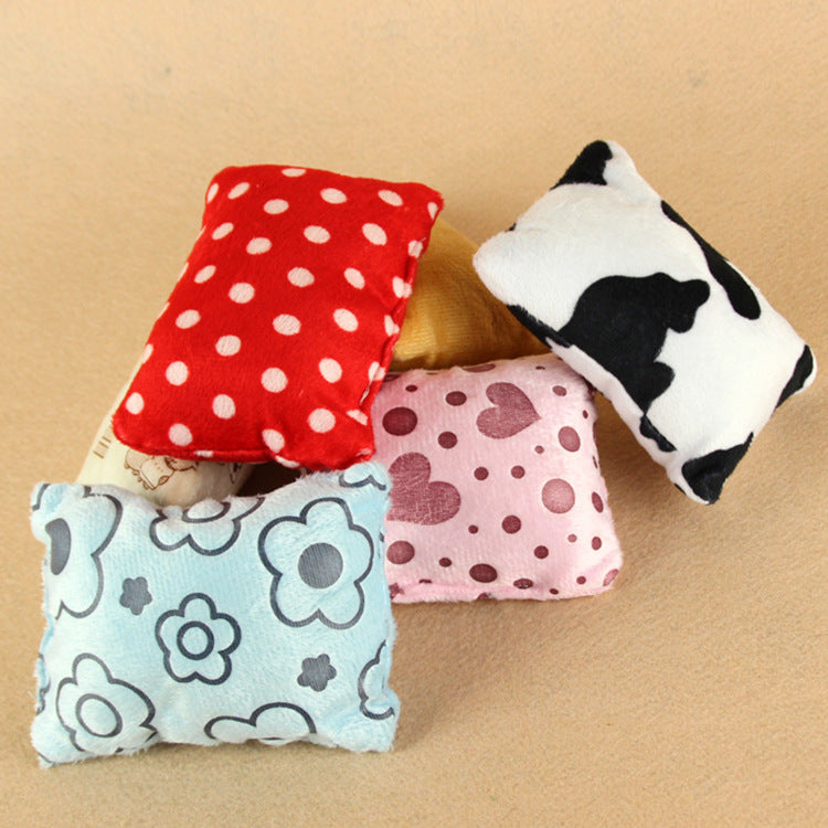Plush Chew Toy Collection: Various Designs, Chew Toys, Random Colors, Love Pillow, Square Pillow.Shop Now!