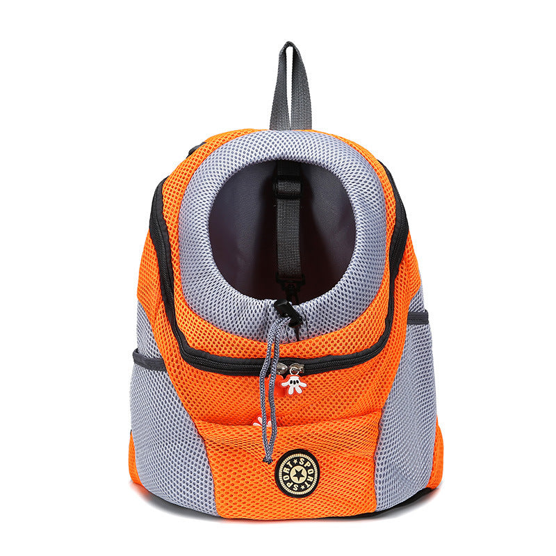 Convenient Portable Pet Backpack: Ultimate Dog Travel Bag. Safety, Comfort, Ventilation. Spacious, Durable, Stylish Carrier for Small to Medium Dogs.