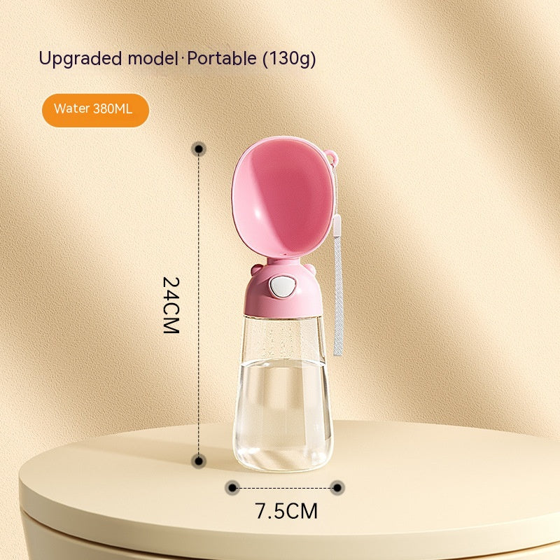 Portable pet water dispenser for hydration on-the-go. Crafted from safe materials. Ideal for outdoor use.Shop Now!