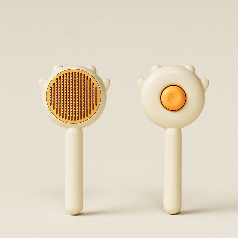 Versatile Pet Grooming Tool: Brush, Comb, Massager for Dogs and Cats. Promotes Health, Prevents Knots.