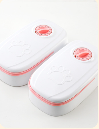 Convenient Automatic Pet Food & Water Dispenser Timer. 