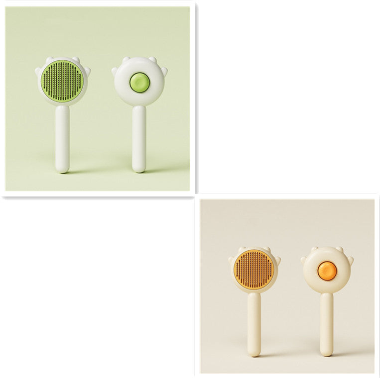 Versatile Pet Grooming Tool: Brush, Comb, Massager for Dogs and Cats. Promotes Health, Prevents Knots.
