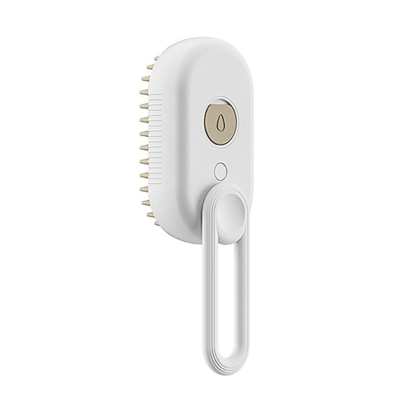 Steam Pet Brush: Unique Spray, High-Quality, USB Rechargeable, Ergonomic Design, Multifunctional Application."