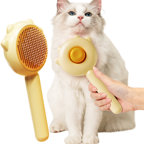 Versatile Pet Grooming Tool: Brush, Comb, Massager for Dogs and Cats. Promotes Health, Prevents Knots.Shop Now!