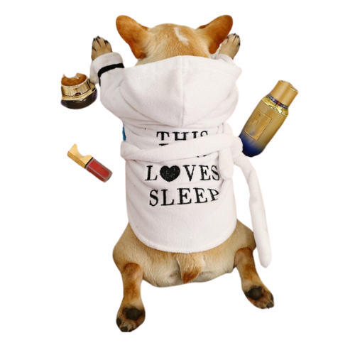 Cozy Pet Pajamas & Bathrobe