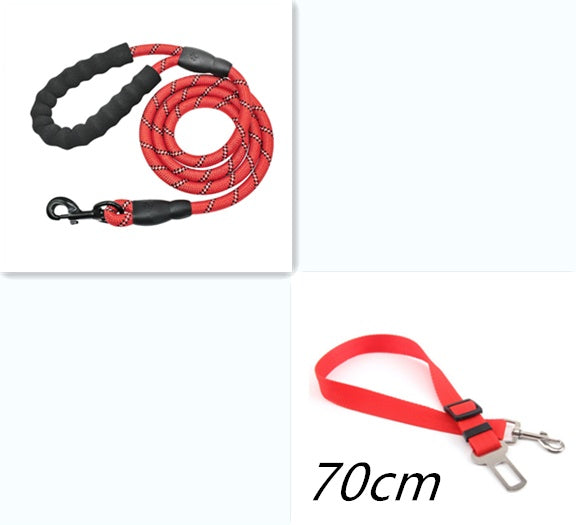 Effortless dog walking with Foam Handled Reflective Nylon Leash. Secure, durable, anti-slip handle. Invest in comfort! Shop Now!