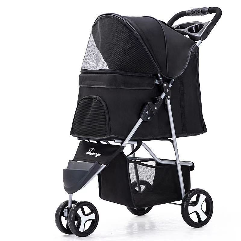 Compact, Foldable Pet Stroller: Easy Travel for Dogs & Cats - Lightweight Design. Shop Now!