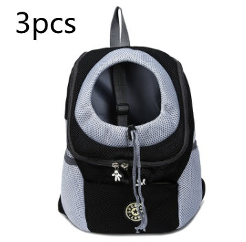 Convenient Portable Pet Backpack: Ultimate Dog Travel Bag. Safety, Comfort, Ventilation. Spacious, Durable, Stylish Carrier for Small to Medium Dogs.