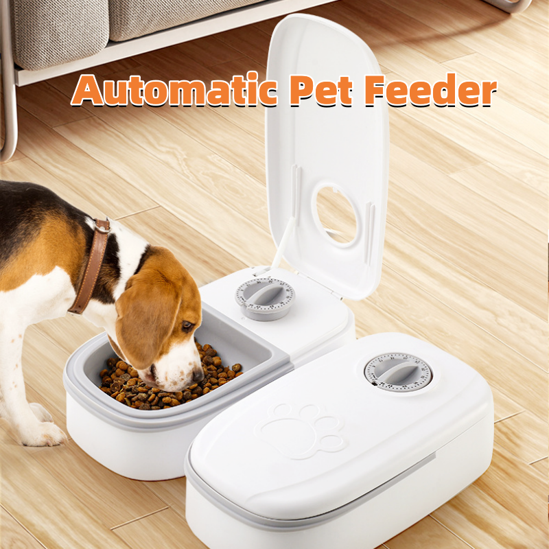 Convenient Automatic Pet Food & Water Dispenser Timer. 