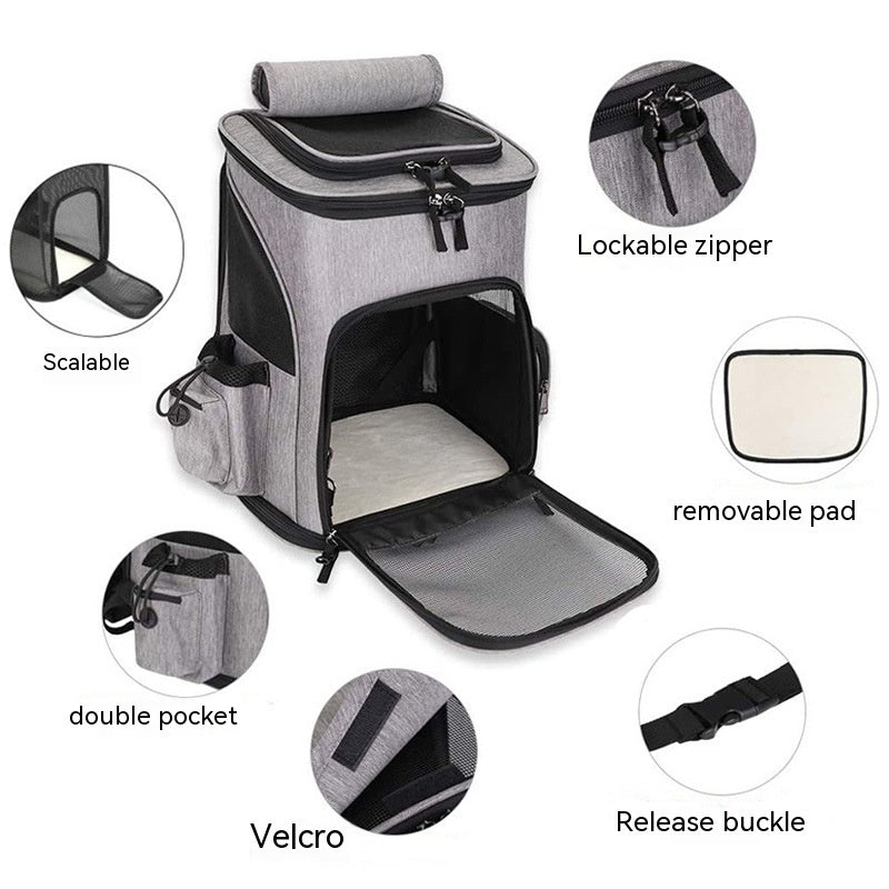 Large Portable Pet Bag and Backpack