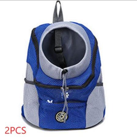Convenient Portable Pet Backpack: Ultimate Dog Travel Bag. Safety, Comfort, Ventilation. Spacious, Durable, Stylish Carrier for Small to Medium Dogs.