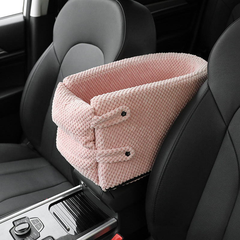 Pet Safety Car Seat: Protects Small Dogs & Cats During Travel. Minimize Collisions, Reduce Anxiety. Easy Access, Secure Buckle. Washable Material. Premium Comfort.