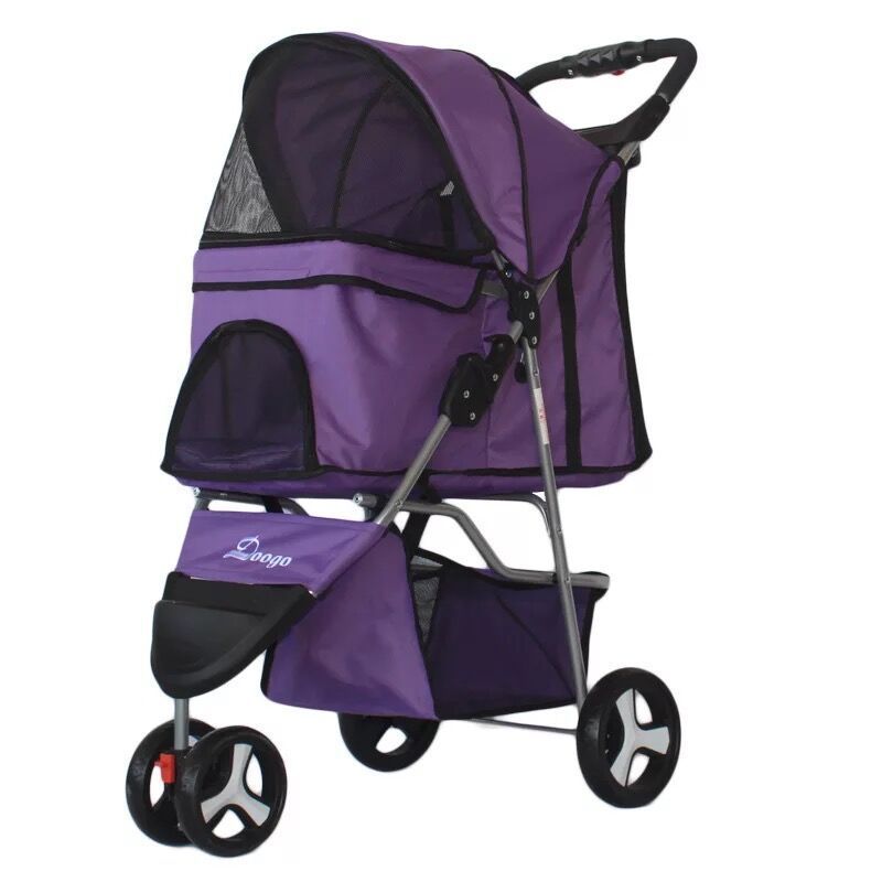 Compact, Foldable Pet Stroller: Easy Travel for Dogs & Cats - Lightweight Design.Shop NOw!