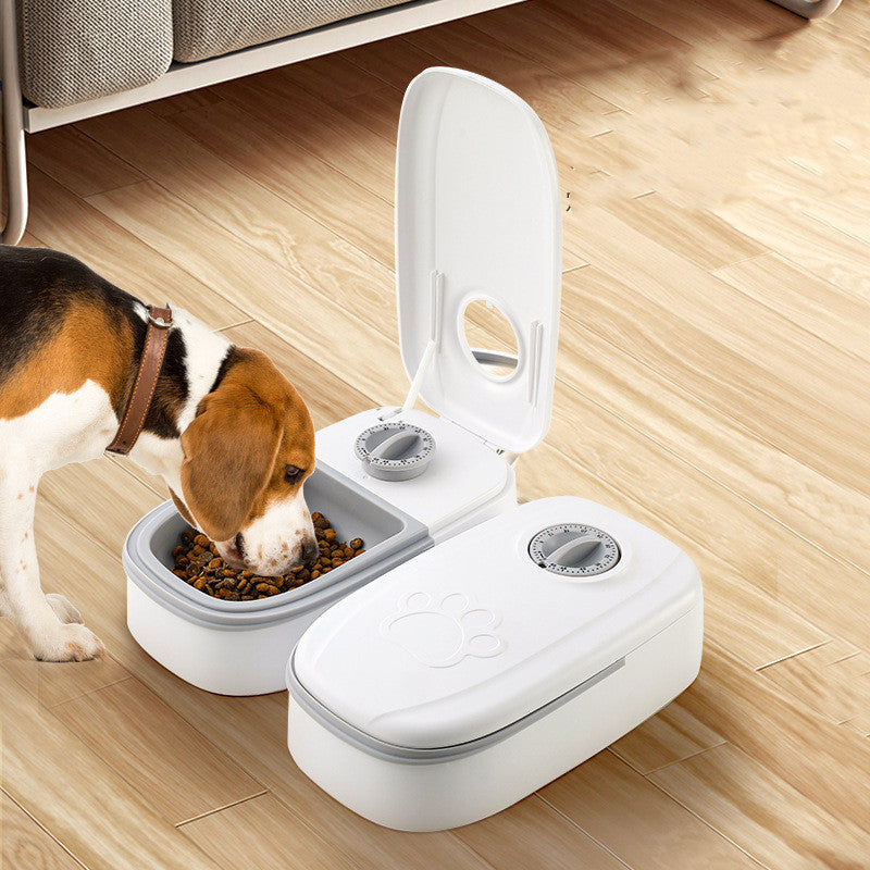 Convenient Automatic Pet Food & Water Dispenser Timer. 