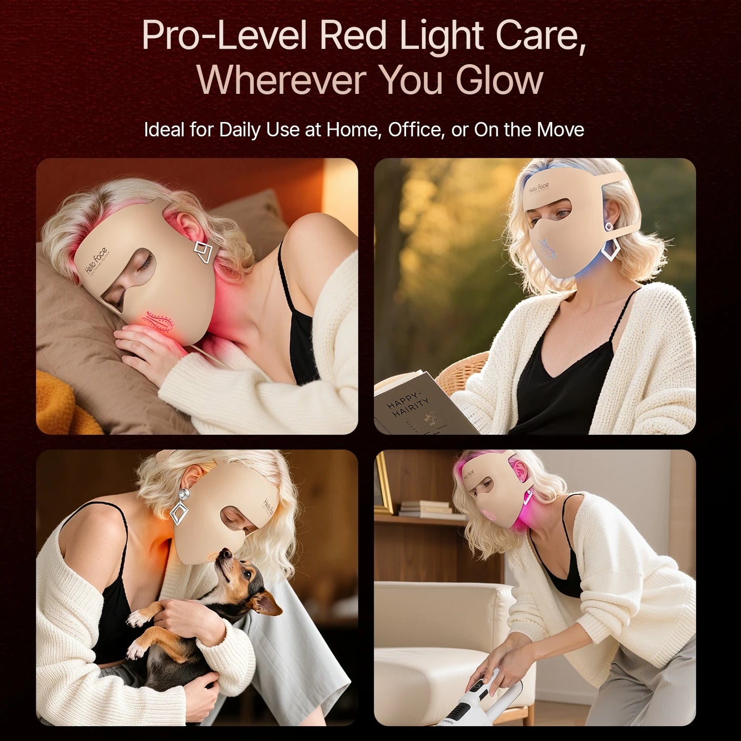 Radiant Glow LED Light Therapy Mask